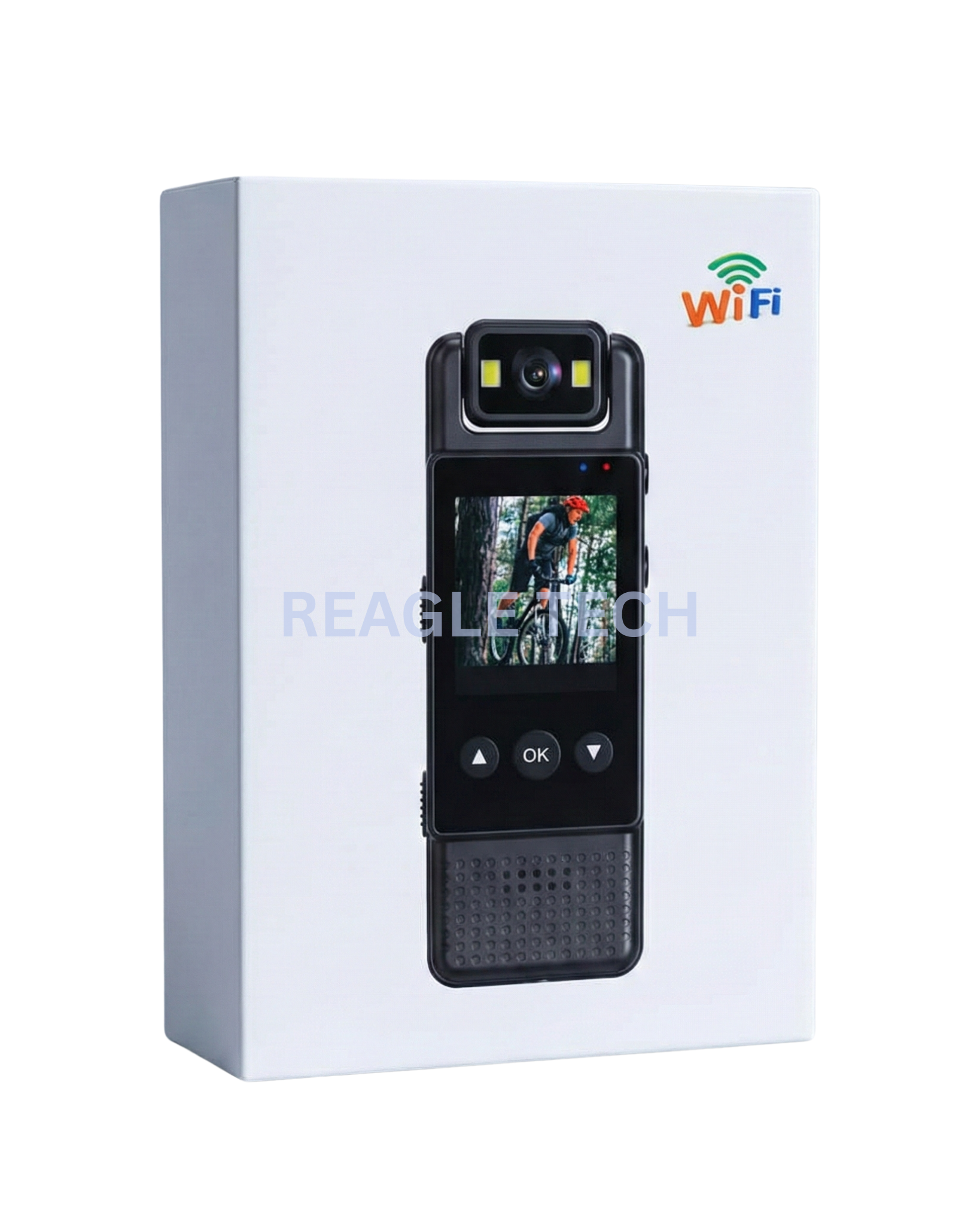 Wi-Fi Pocket Body Camera | 4k 1080P Full HD Rotatable Lens | Color Night Vision | Audio & Video Chest Wearable Recorder