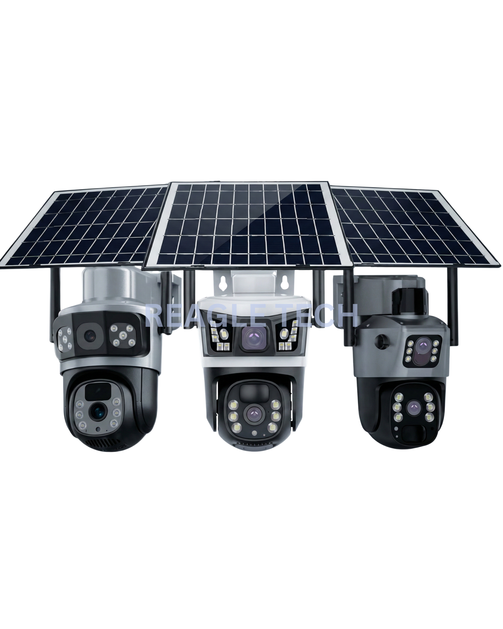 4+4 MP Dual Lens WiFi Solar Powered Outdoor Security Ptz Camera with Audio & Video Recording | 2 Way Talk | IP66 Water Proof | Night Vision | 360° View | Cloud Storage