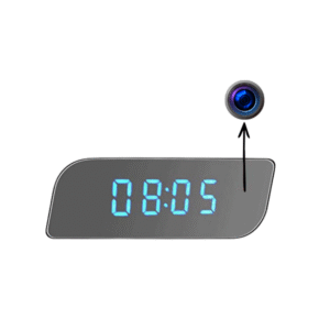 Mini Table Clock Spy Hidden Wifi Camera for safety