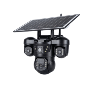 3 Lens 4G Solar Waterproof Outdoor Camera for security cctv