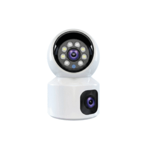 2 lens WiFi indoor camera for security CCTV