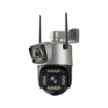 Dual lens outdoor WiFi Camera waterpoof camera WiFi enabled camera CCTV
