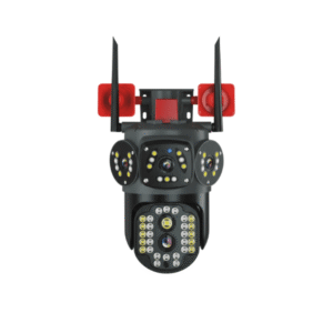 Dual lens Dual Hooter WiFi Operated Waterproof Outdoor Camera for Security CCTV