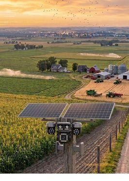 3 lens 4g solar camera