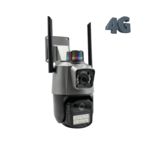 Dual lens 4G Operated Waterproof Outdoor Camera for Security CCTV