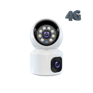 2 lens 4g indoor camera for security CCTV
