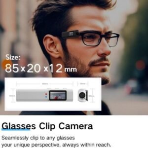 Ai Smart Glasses with video recording and live language translate