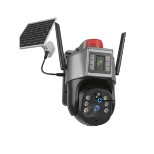 dual lens 10X optical zoom 4g Solar waterproof outdoor camera for security CCTV