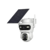 dual lens 4g Solar waterproof outdoor camera for security CCTV