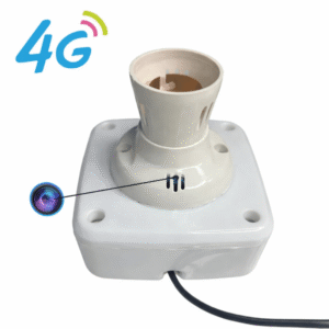 BulB Holder 4G smart spy camera for security