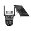2 Lens 10X Optical Zoom 4G Solar Outdoor Waterproof Camera for security CCTV