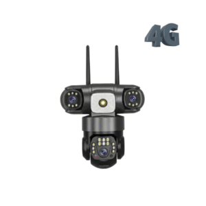 3 Lens 4g Outdoor Waterproof Camera for security CCTV