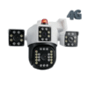 3 Lens 4G Outdoor waterproof camera for security CCTV